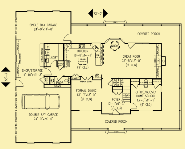 home building plans with wrap around porch