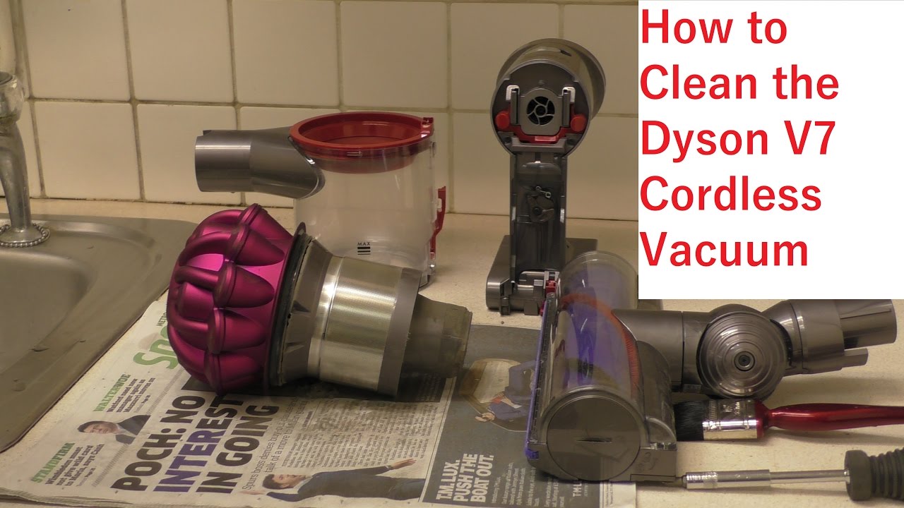 how to clean a dyson stick vacuum