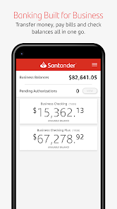 santander online banking business