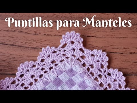 puntillas para manteles paso a paso