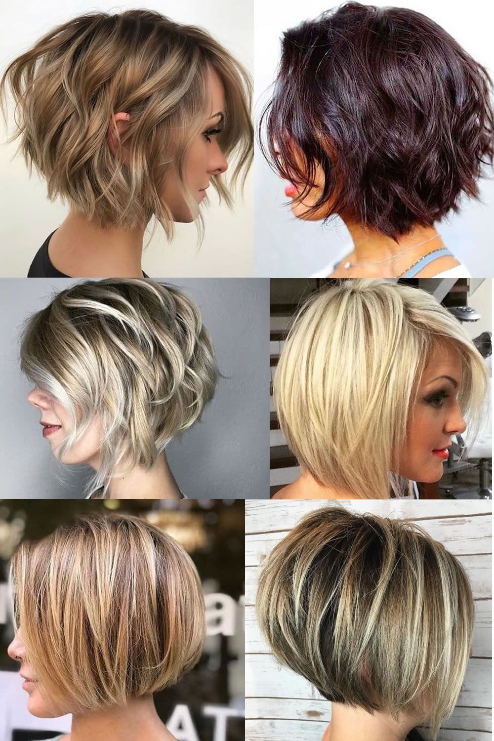 short bob hairstyles layered