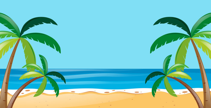 beachside clipart