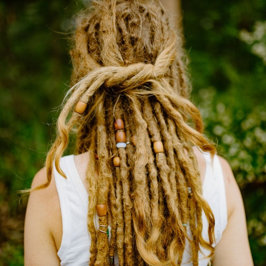 beads on dreadlocks