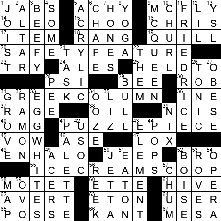 beaming crossword clue