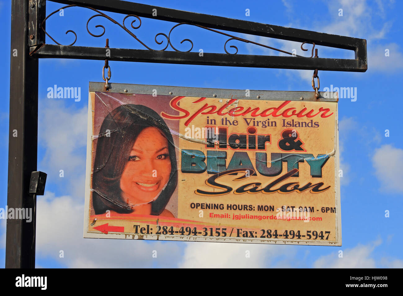 beauty parlour sign board