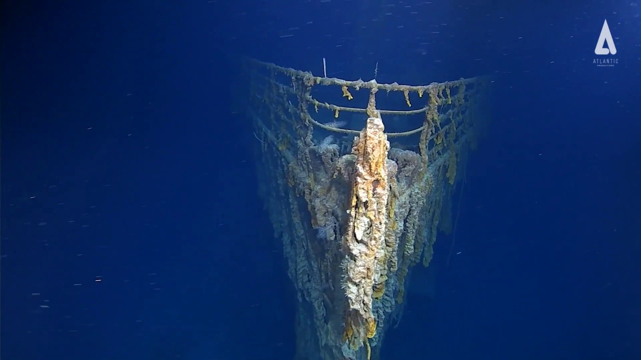 titanic underwater video 2019