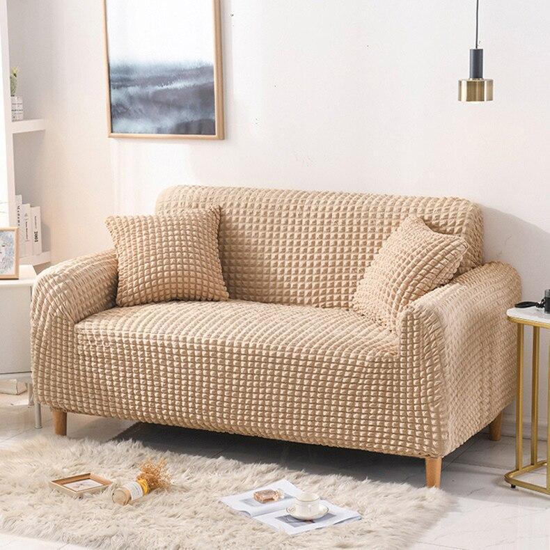 beige couch cover