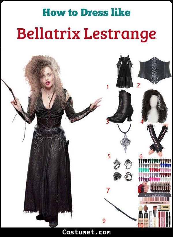 bellatrix lestrange halloween costume