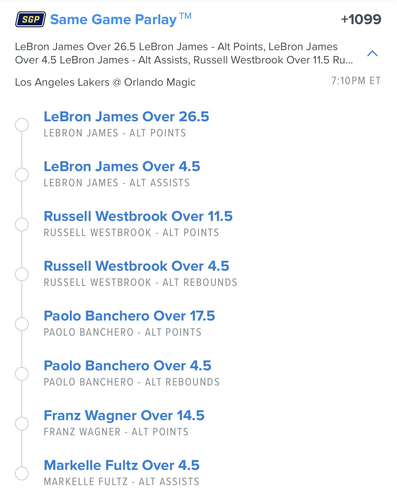 best nba parlay today