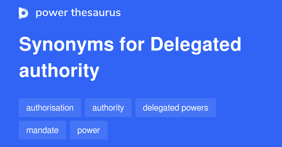 delegating synonym