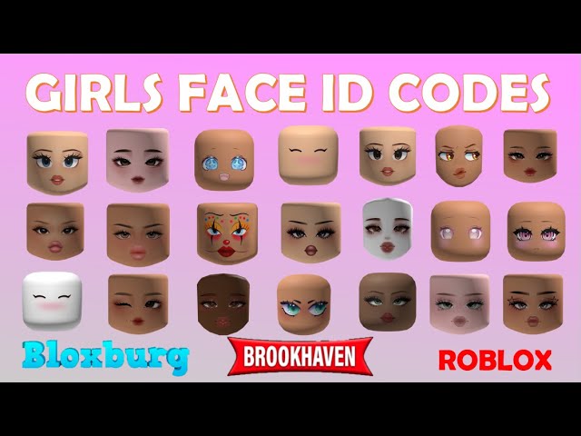 roblox id for faces