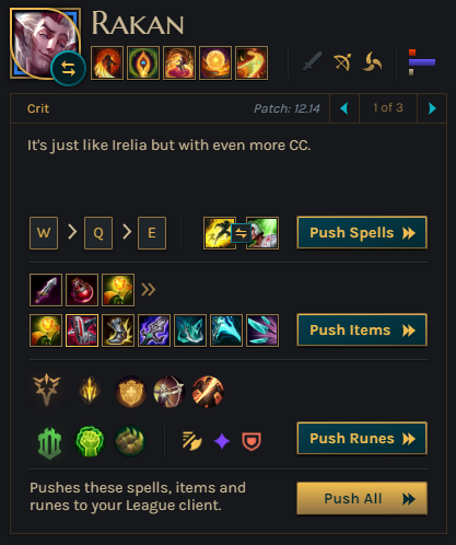 rakan build