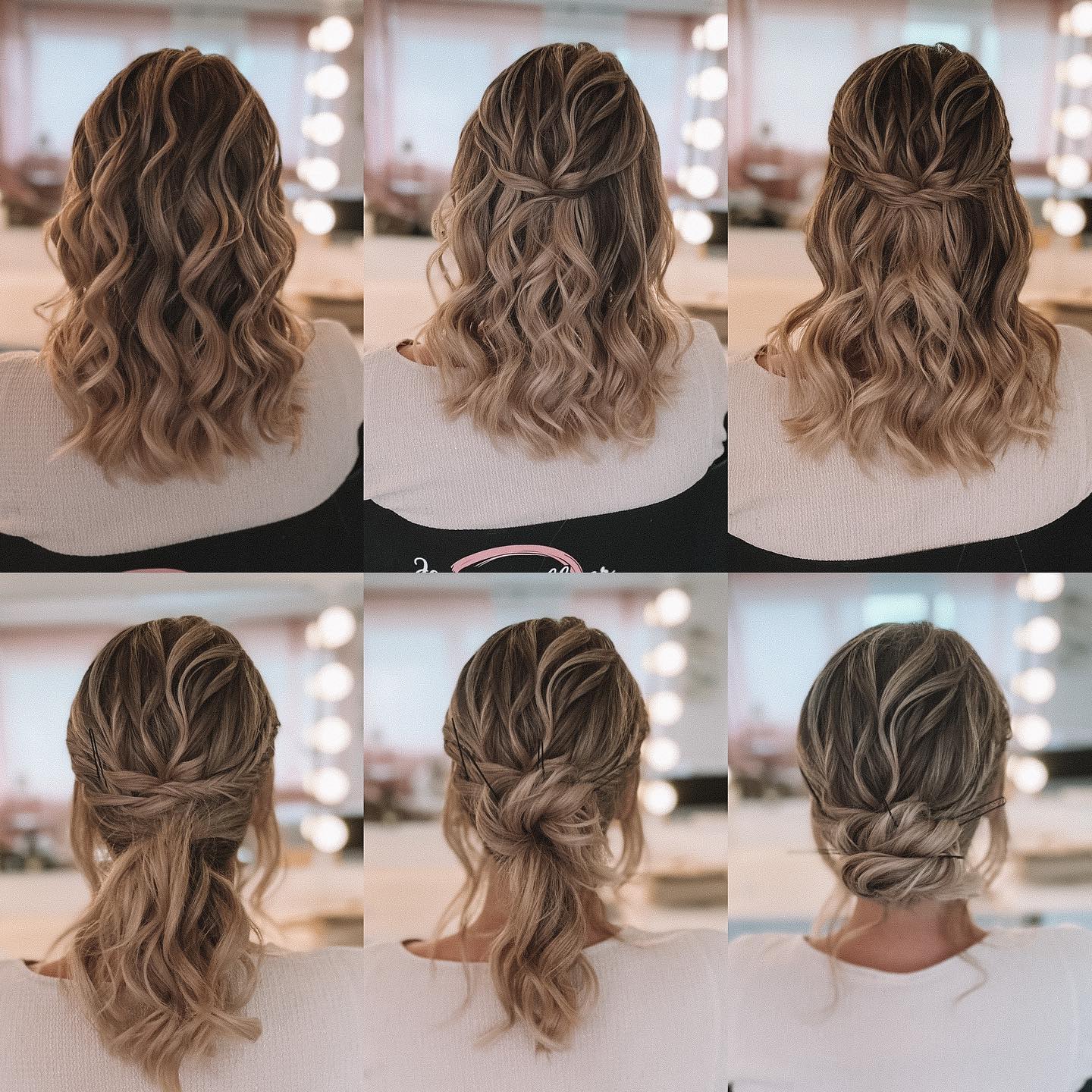 medium length wedding hair styles