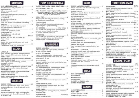 billys kitchen knox menu