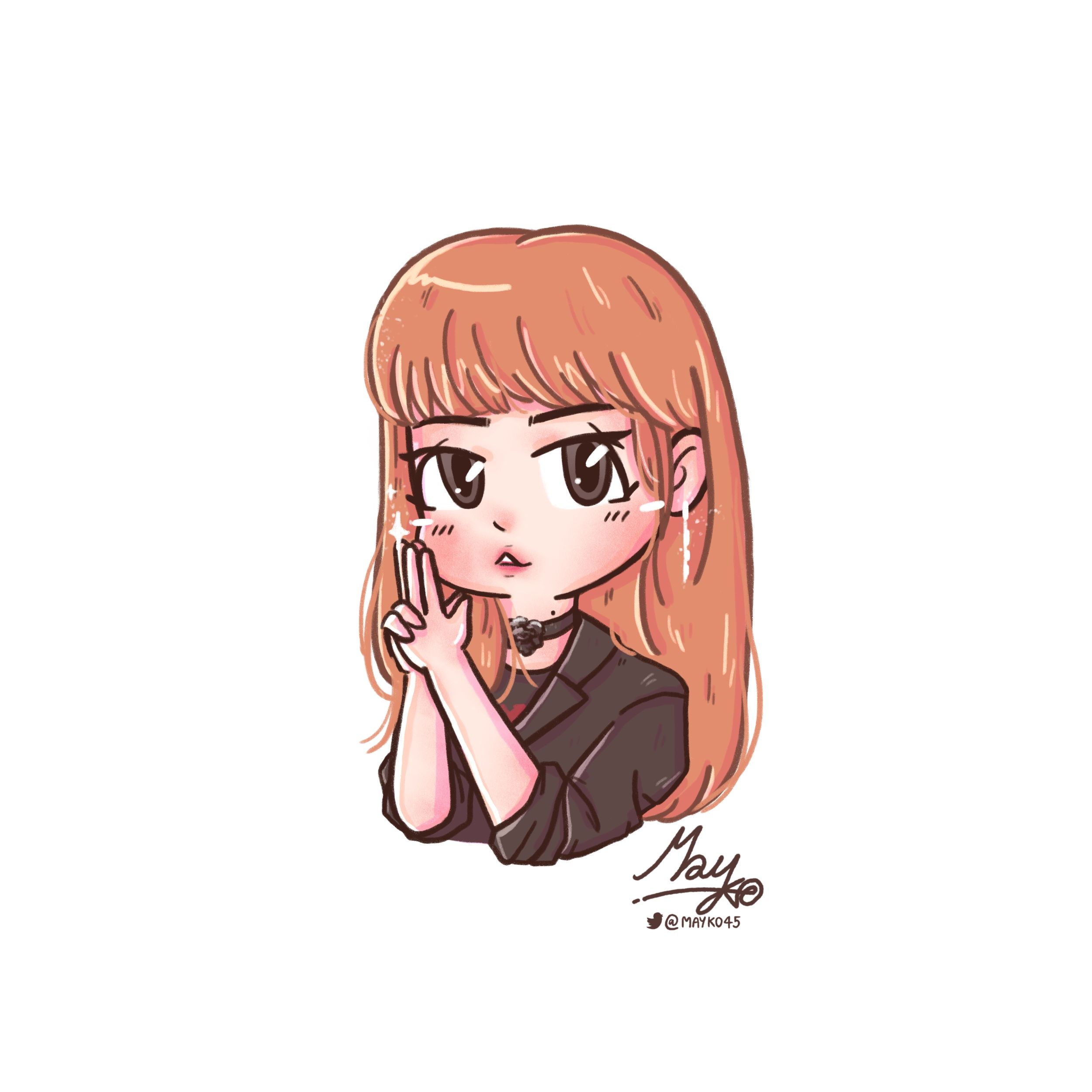 blackpink chibi lisa