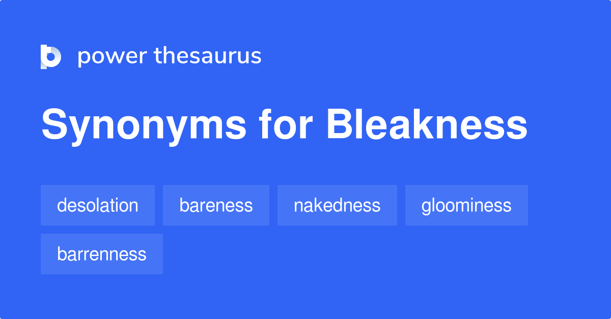 bleakness synonym