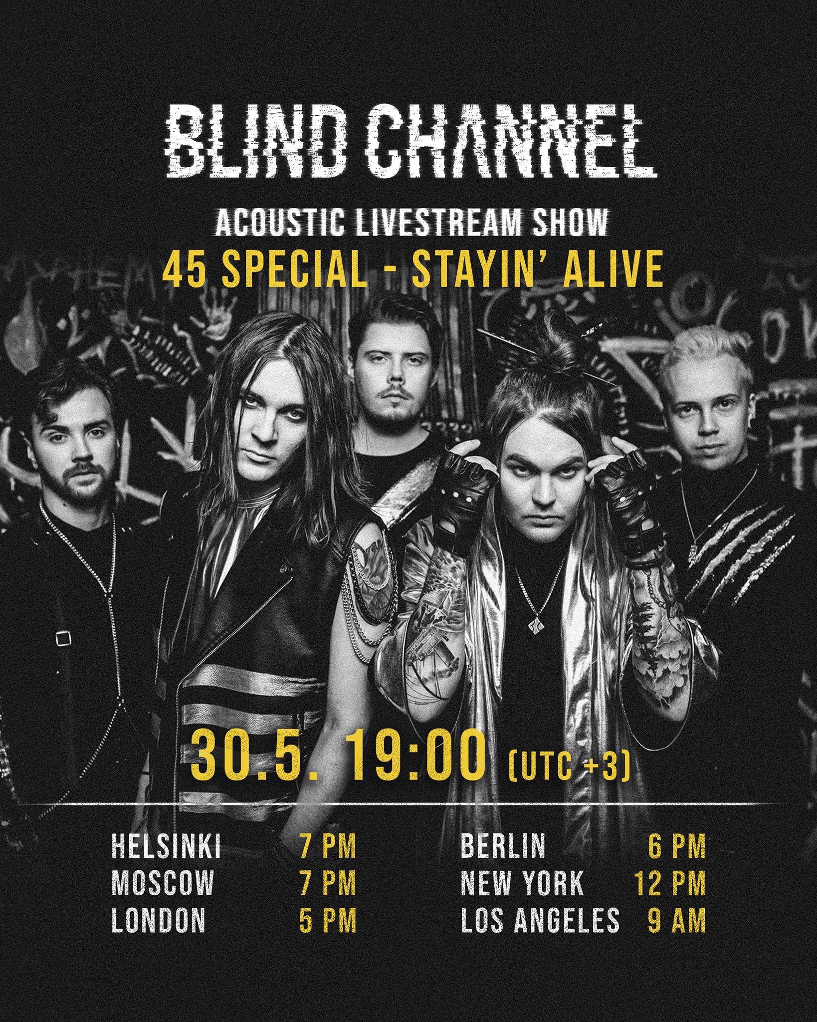 blind channel setlist