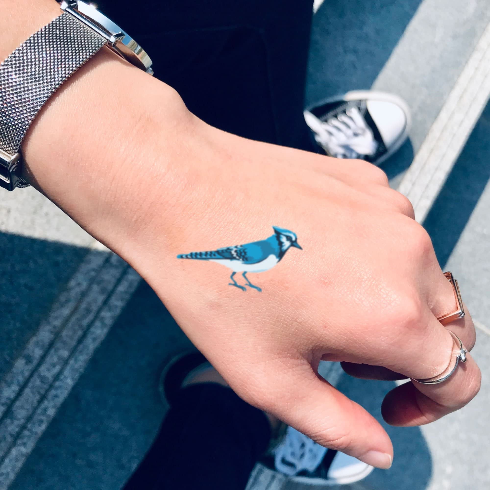 blue jay tattoo ideas