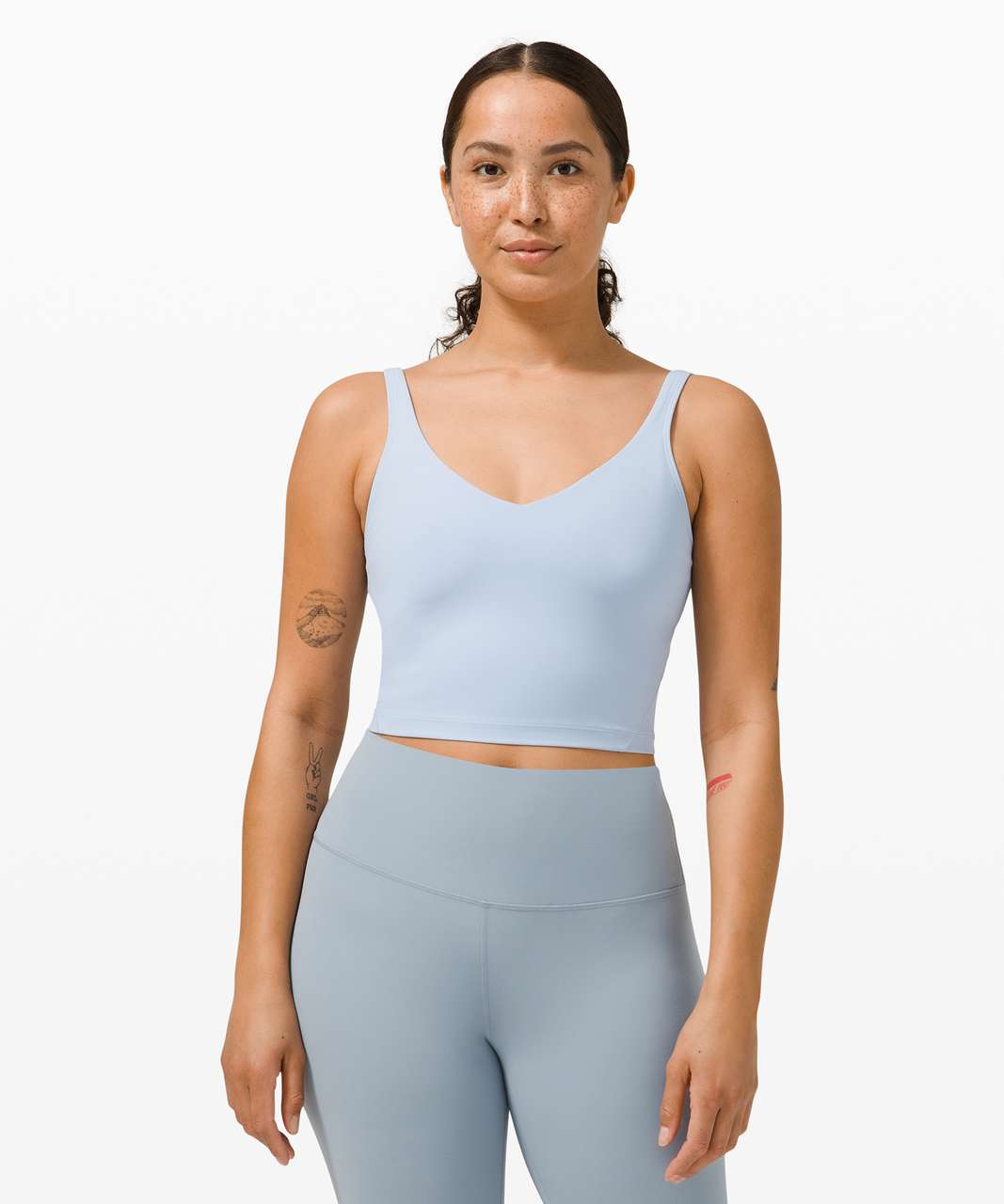 blue lulu align tank