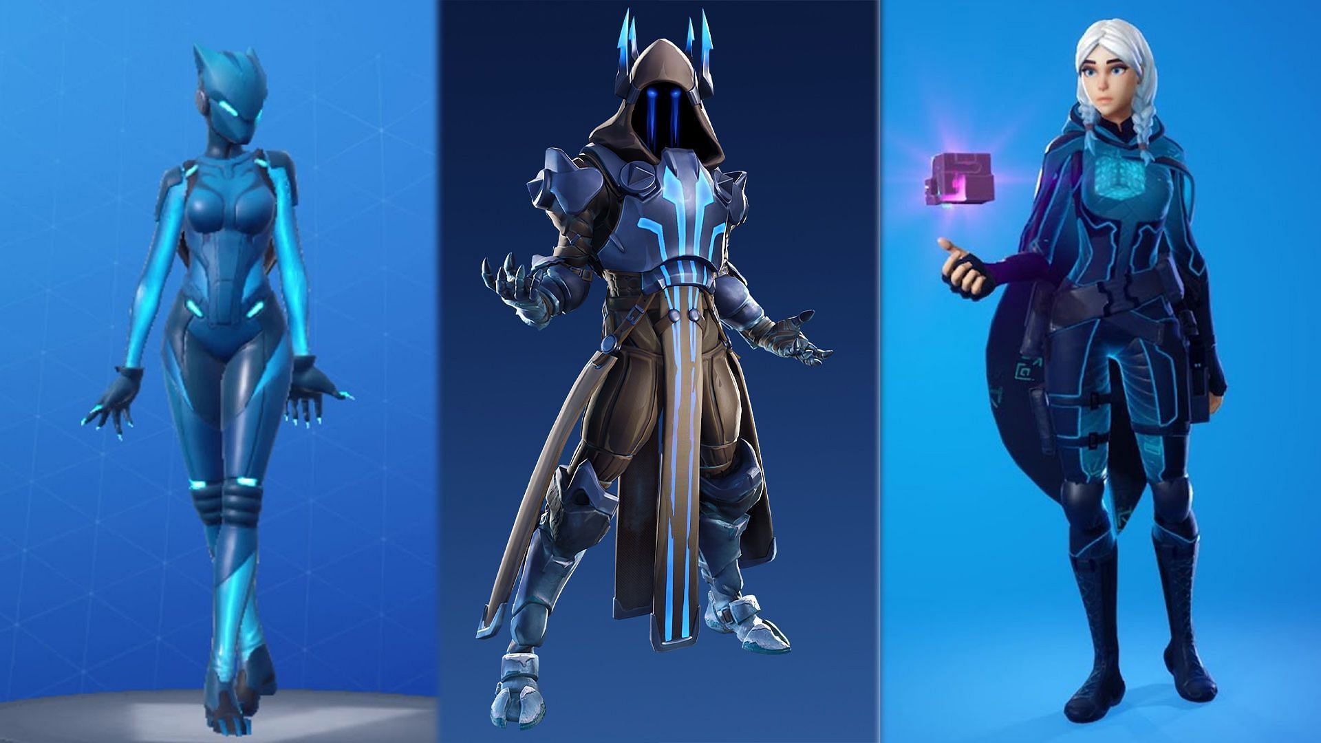 blue skins in fortnite