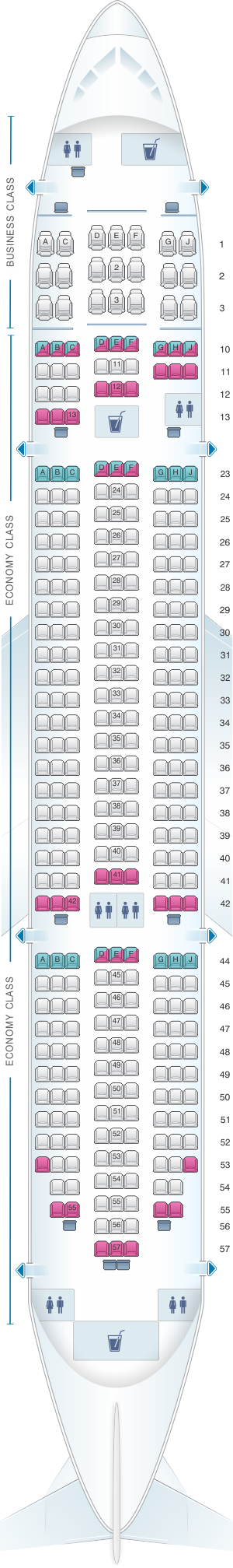 boeing 787 jetstar seat map