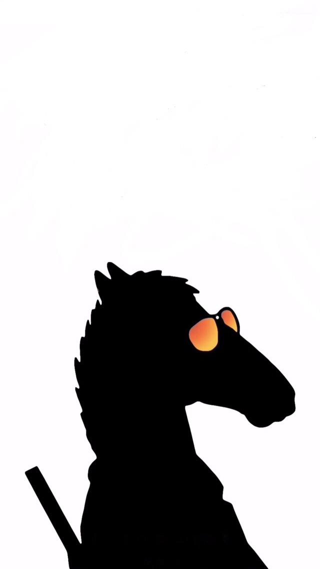 bojack horseman silhouette