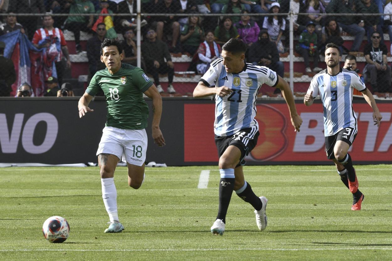 bolivia national football team vs argentina national football team timeline