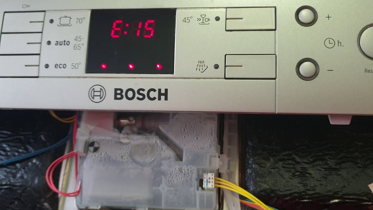 bosch error e15