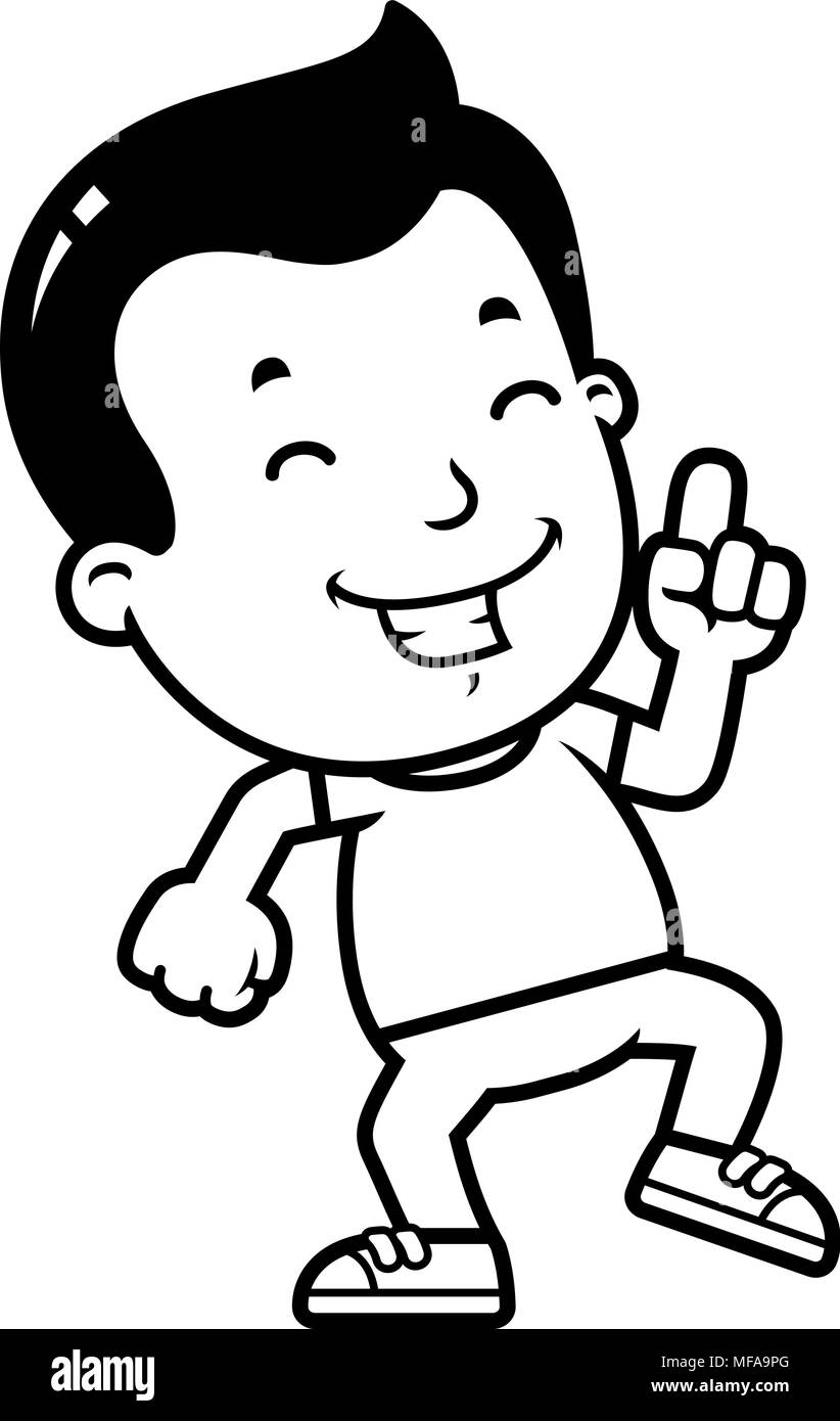 boy dancing clipart