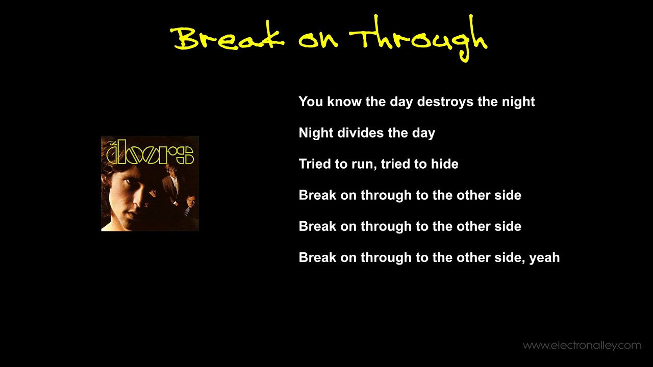 break on through to the other side lyrics