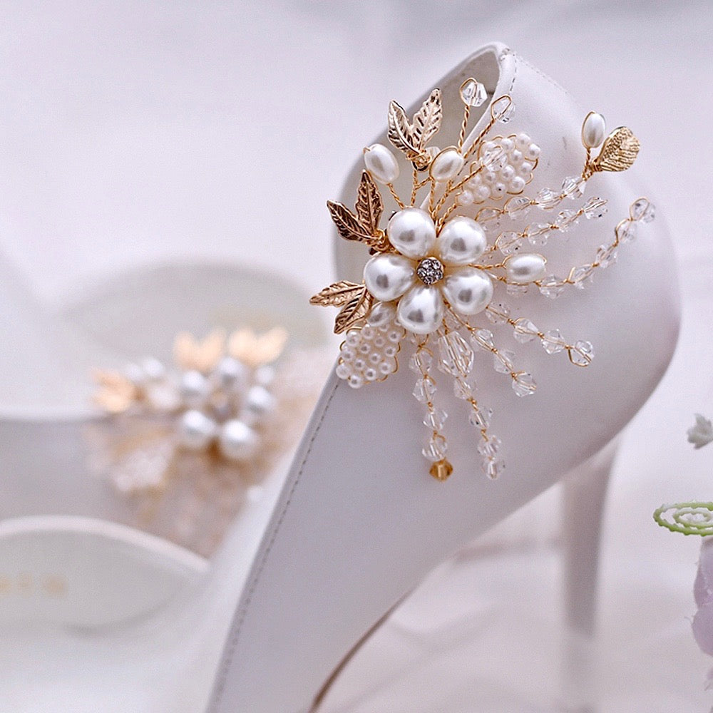 bridal shoe clips