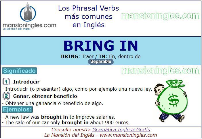 bring traducción