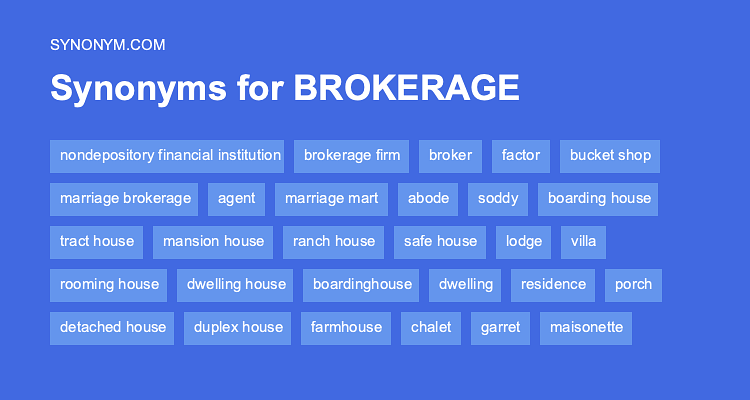 broker synonym