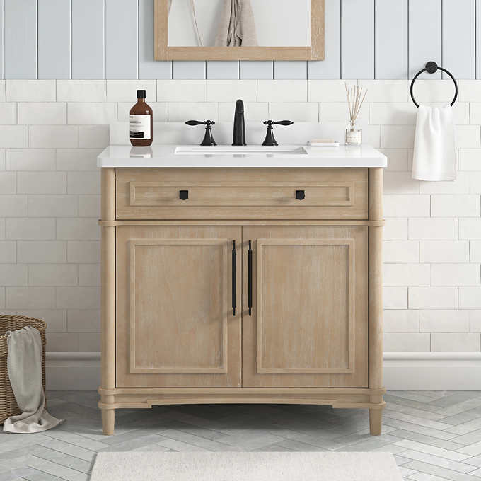 brown bathroom vanity