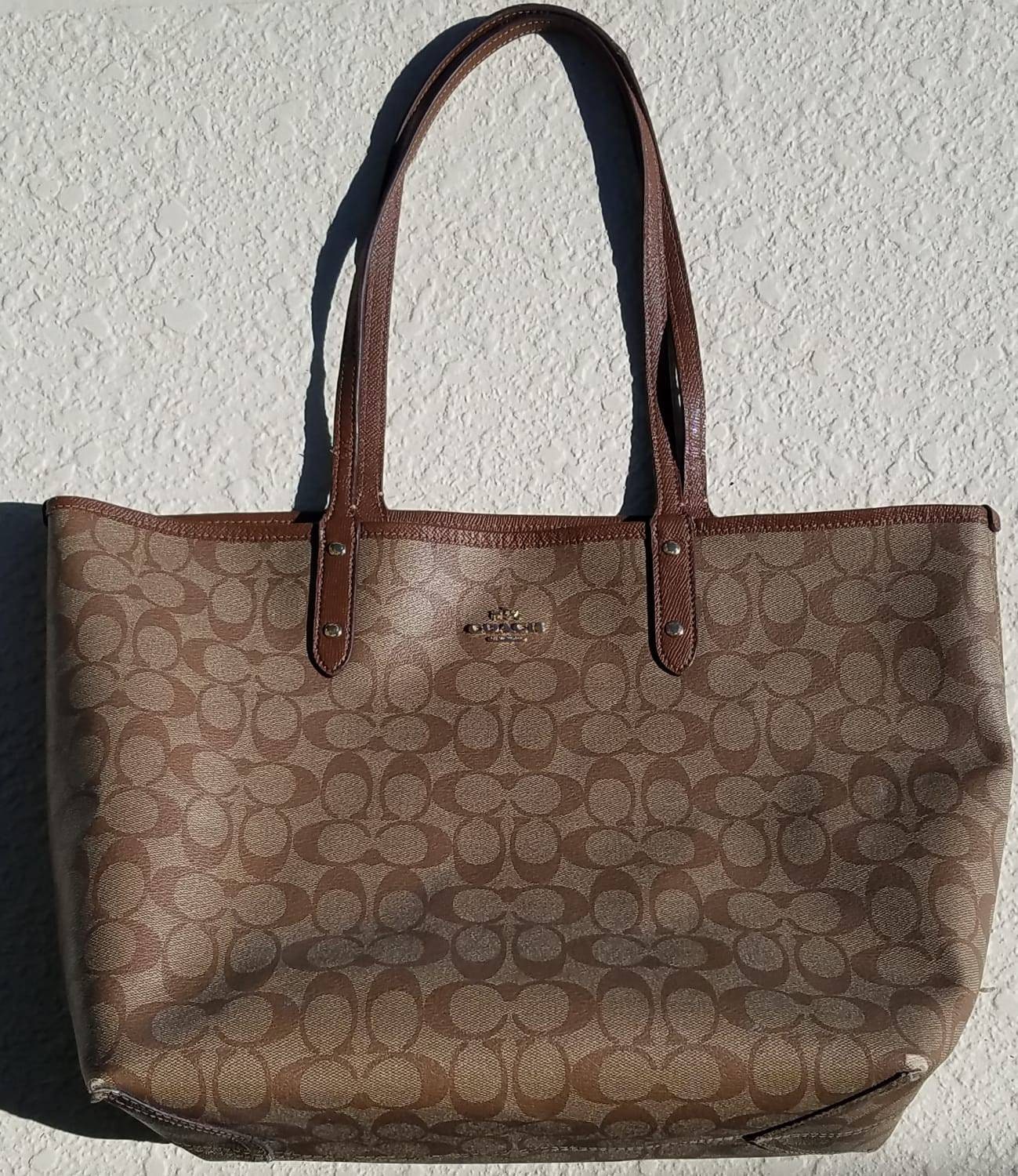 brown coach purse