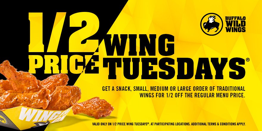 buffalo wild wings tuesday