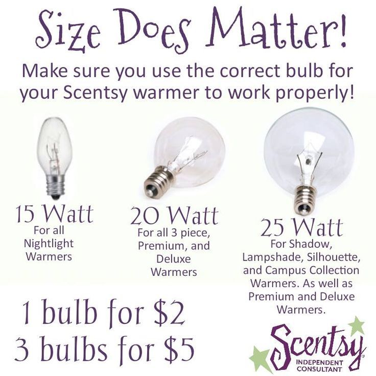 bulbs for scentsy warmer