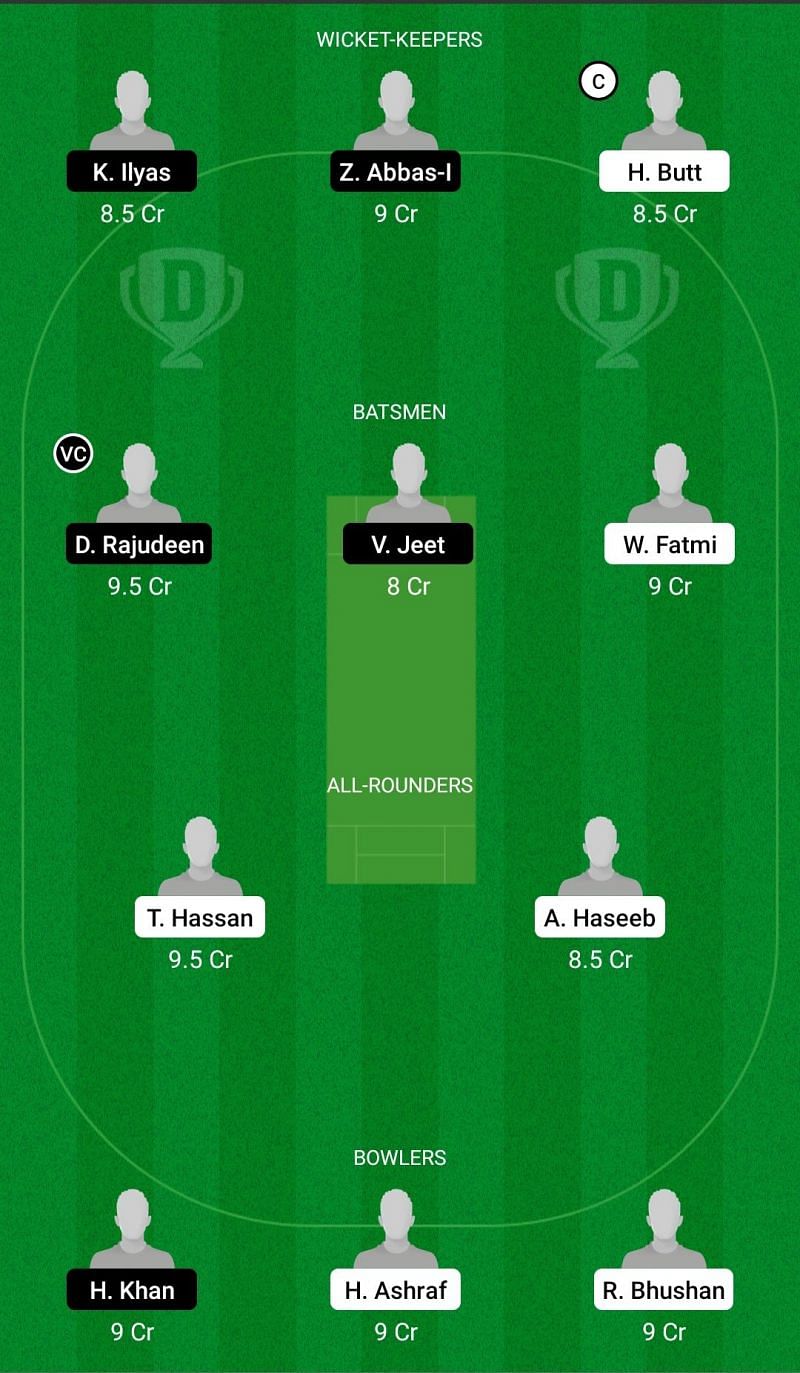 buw vs bbs dream 11