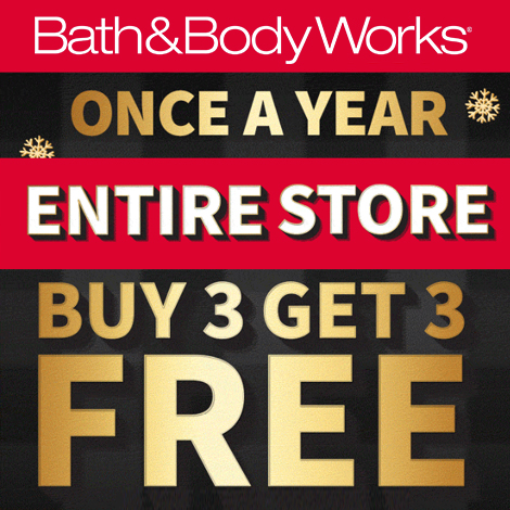 buy 3 get 3 bath and body