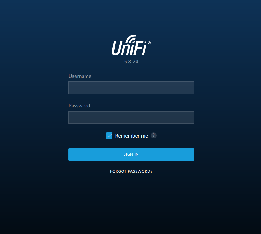 ubiquiti account