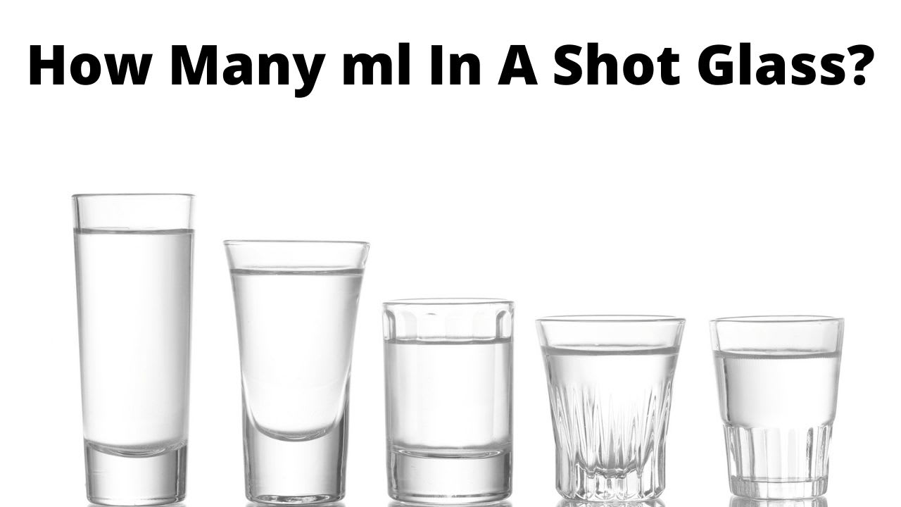 how many milliliters in a shot of alcohol