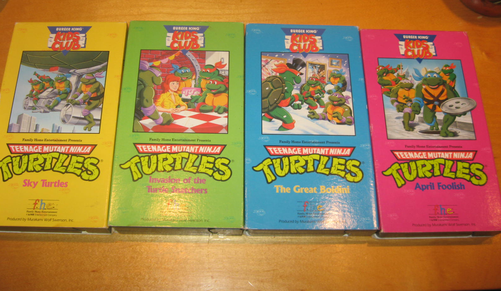 tmnt burger king vhs