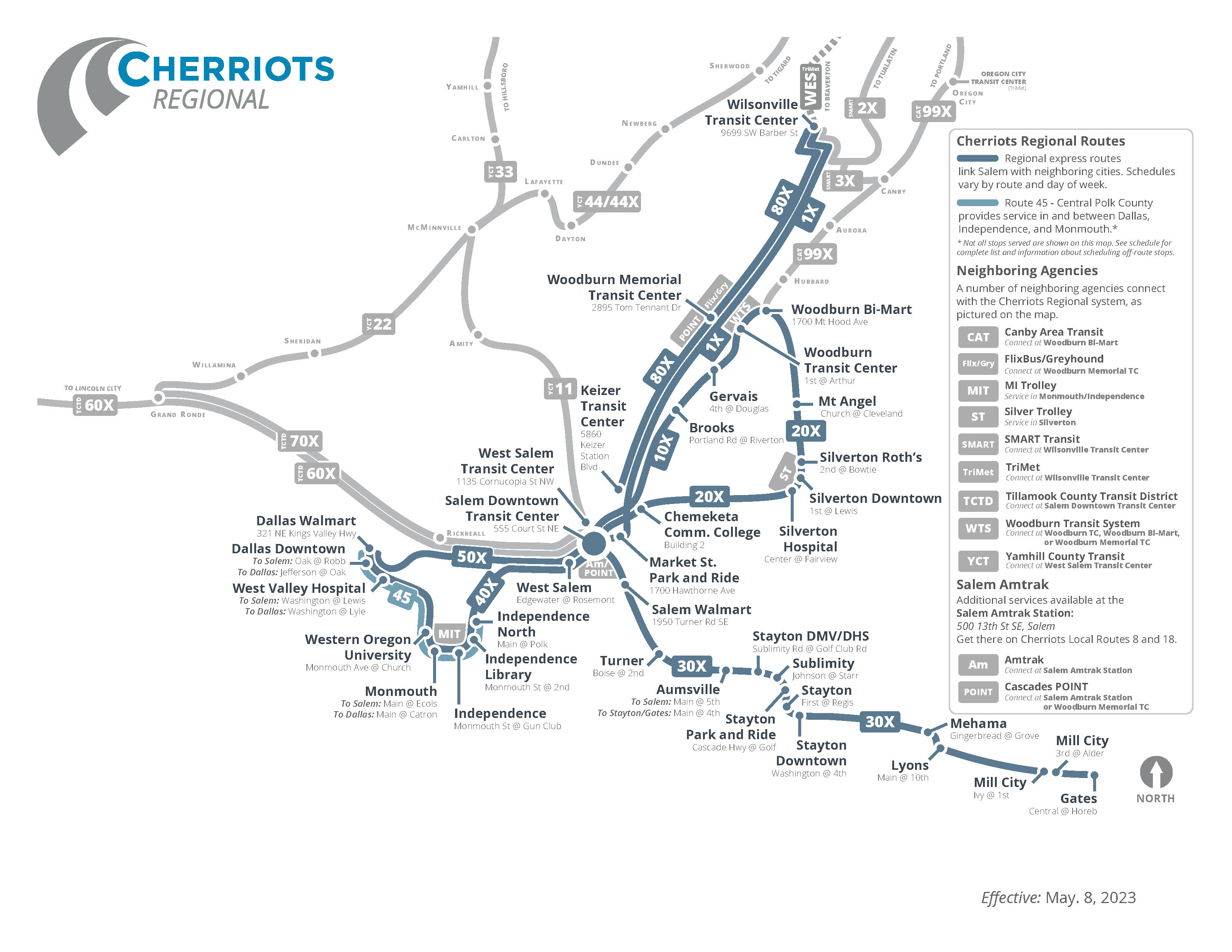 salem cherriots bus routes