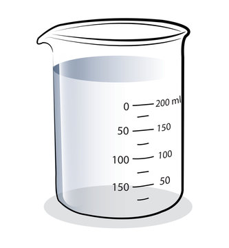 empty beaker clipart