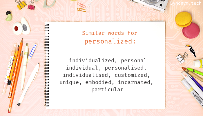 personalized synonym