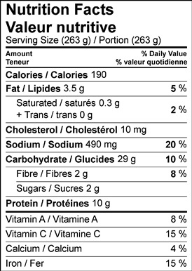 soba noodles nutrition info