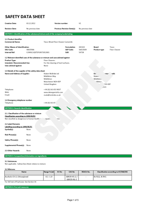 goo gone msds sheet