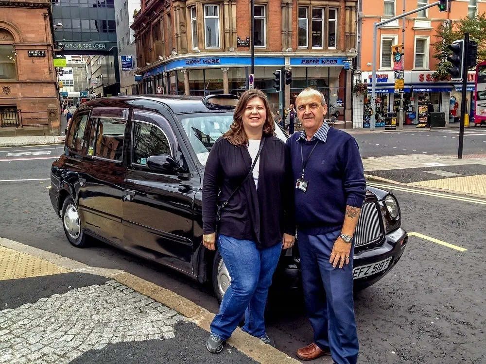 black cab tours belfast paddy