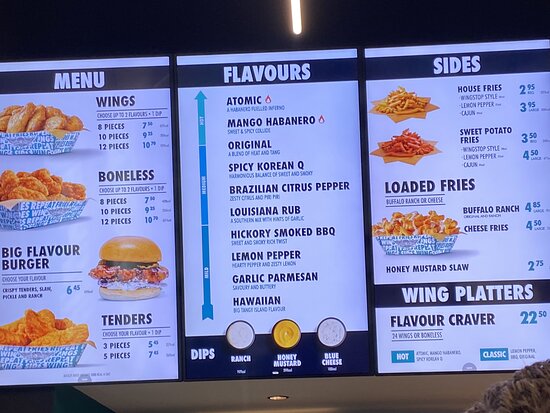 wingstop nottingham menu