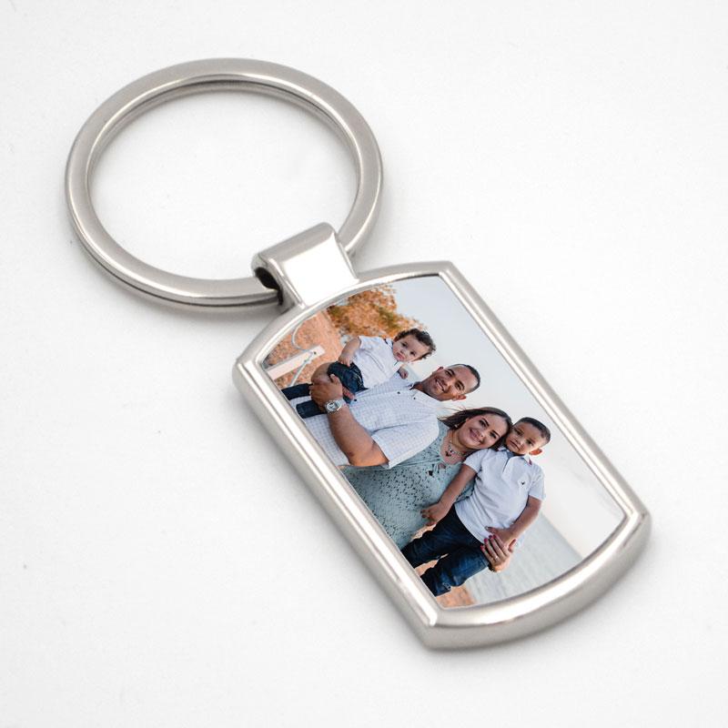 personalized photo keyring